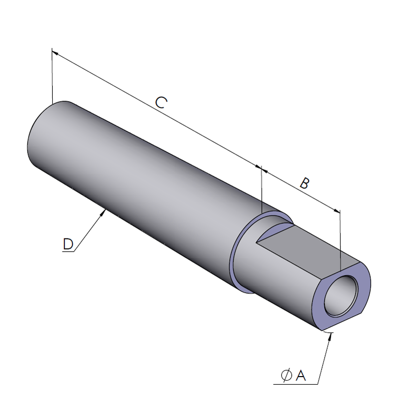 Insert holder REGO-FIX FS technical drawing