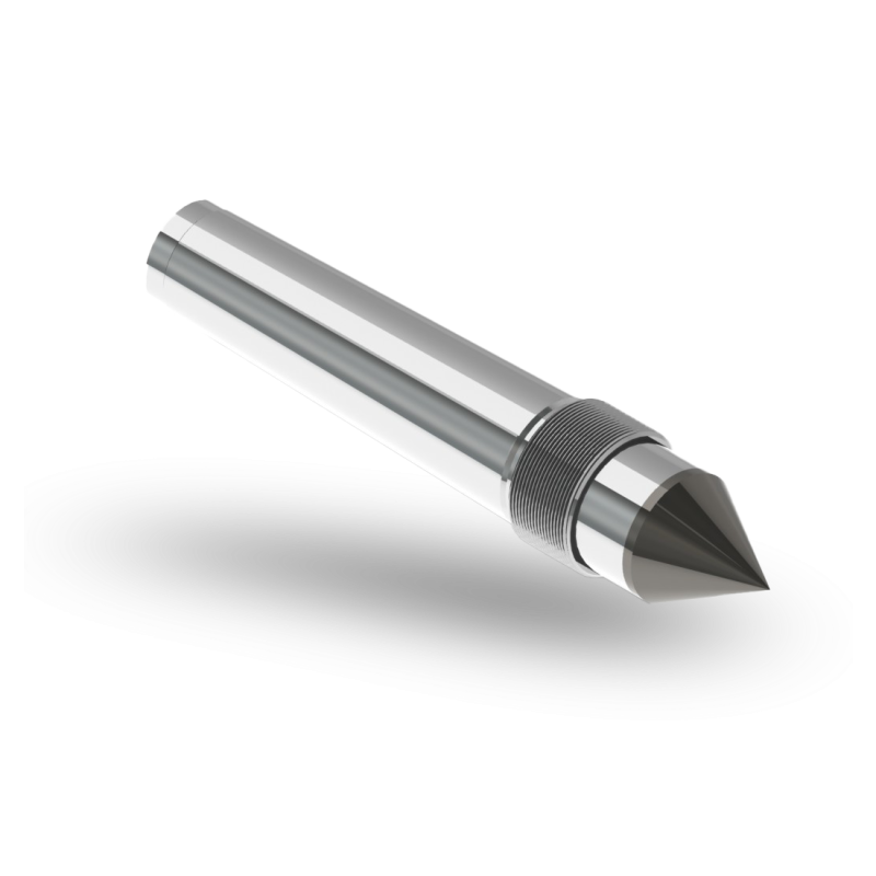 Dead center DIN 807 full carbide tip with thread