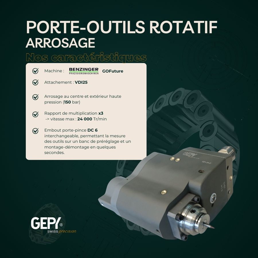 Porte-outils-rotatif-Arrosage-Gepy-swiss-precision_GE4340_caractéristiques